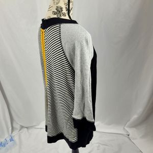 Zenergy Women's 3/4 sleeve top yellow zipper back